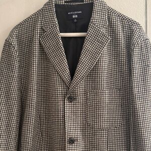 Uniqlo Black and White Houndstooth Blazer